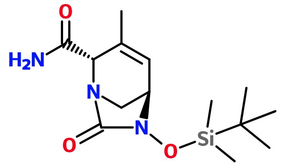 (image for) MC085356 6-(tert-Butyl-dimethyl-silanyloxy)-3-methyl-7-oxo-1,6-diaza-bicyclo[3.2.1]oct-3-ene-2-carboxylic acid amide